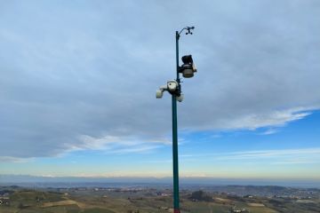 WEB CAM LIVE 360&#176; E STAZIONE METEREOLOGICA DAL PROMONTORIO BELVEDERE ALICE BEL COLLE